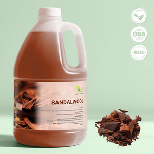 Olio Essenziale di Sandalo Fragranza Duratura per Profumo Attar, Oli Essenziali Legnosi per Produzione di Candele e Saponi 1kg - Product Image 1