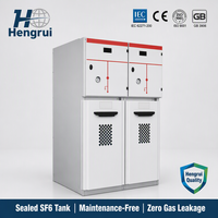 HXGN15-12 SF6 RMU 12kV 630A Unité de distribution annulaire isolée au gaz sans entretien pour centrale solaire, système d'armoire anti-arc
