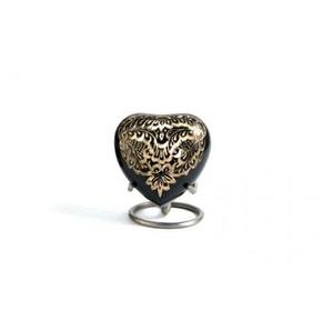 Best Selling High Quality Metallic Heart Shaped <b>Small</b> Keepsakes Cremation <b>Urns</b> <b>For</b> <b>Human</b> <b>Ashes</b>/Funeral Supplies - Product Image 1