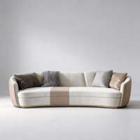 Ensemble de canapés modulaires de luxe en velours pour salon, grand rangement, fermeture douce, pour maison moderne, hôtel, appartement, villa