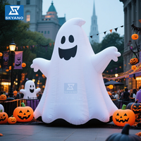 Modèle gonflable fantomatique adapté aux cours et défilés d'Halloween