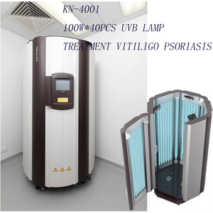 Máquina de fototerapia UV de cuerpo completo con luz UVB de 311nm, modelo KN-4001, para el tratamiento del vitíligo y la psoriasis. - Product Image 1