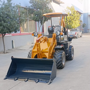 Mesin penggerak bumi roda Mini pemuat baru dan digunakan Backhoe traktor penggali Backhoe Mini selip Steer Loader - Product Image 4