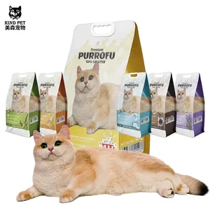 Plastic Package 6 Bags Cheap Cat Sand Fast And Non Loose