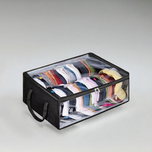 Organizador de Ropa Plegable de Tela No Tejida con Capacidad de 35L, Almacenamiento Duradero para Ropa y Ropa de Cama - Product Image 3