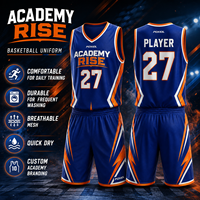 Uniformes de Baloncesto Reversibles Personalizados Elite Pro para Adultos, para Campamentos de Academia, Transpirables, DriFit, que Absorben la Humedad, Estampados