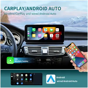 RoadNavi Radio mobil 10.25/12.3 inci Android 13, Radio mobil nirkabel Gps Navi untuk Mercedes Benz CLS Kelas C218 2010-2015