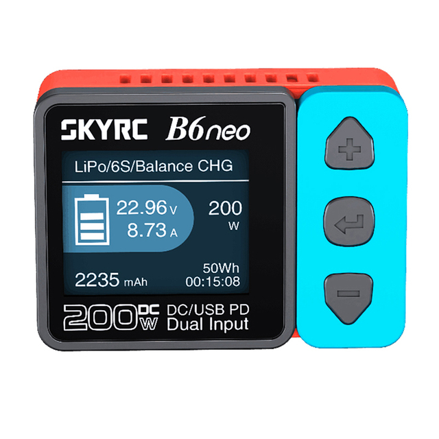 (Spot Goods)SKYRC B6neo Smart Charger High Power DC200W PD80W Power Quantity Detector