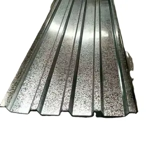 Placa de techo Gi Material de construcción Película de PVC Techo de acero galvanizado Revestimiento de zinc Hoja de techo corrugado