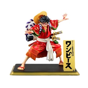 Nuevo estilo, figura de Anime de una pieza, Pirata <span class=keywords><strong>Kabuki</strong></span> TIENS Luffy, Kimono de cuarta Marcha, modelo de personaje de dibujos animados - Product Image 1
