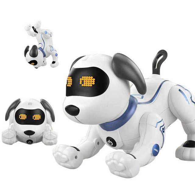 Kids Educational Toys Smart Dog Intelligent Robots Technology Ai Rc Programming Remote Control 360 Degree Rotating STEM Robot