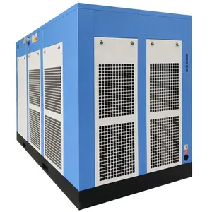 Kompresor udara super besar, 200 tenaga kuda 160KW magnet permanen kecepatan variabel sekrup berputar kompresor udara hemat energi