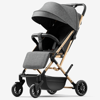 Poussette de voyage pliante légère 3 en 1 pour nouveau-né landau mère et bébé chariot pour aventures en plein air