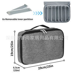 Eyeglasses Storage Case 8-8.9in Semi-Hard Rectangle Solid Simple Design For Travel And Eyewear Organization - Product Image 5