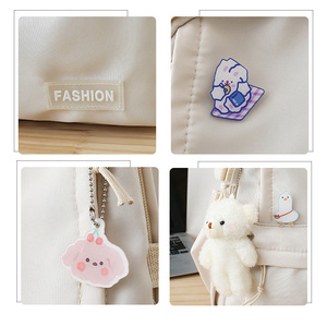 Zaino di alta qualità <span class=keywords><strong>per</strong></span> studenti con Logo personalizzato stile Campus impermeabile in Nylon zaino borse universitarie <span class=keywords><strong>per</strong></span> ragazze - Product Image 2