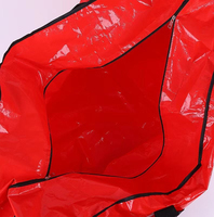 Sac de rangement à fermeture éclair extra large de taille personnalisée, tissu PP tissé résistant, organisateur de voyage écologique pour les voyages