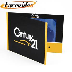 Nouveaux articles promotionnels personnalisés marque clé cadeau <span class=keywords><strong>prix</strong></span> de gros carte numérique écran lcd livre avec vidéo livret - Product Image 4