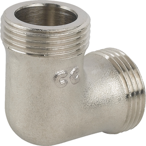 Herramienta de torneado de codo macho/macho de latón niquelado 3/8X3/8 - Product Image 2