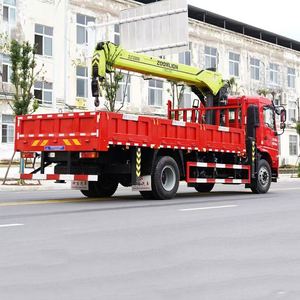 Grúa Montada en Camión Shacman Delong 4x2 con Máquina Elevadora Zoomlion para Construcción de Infraestructuras y Trasplante de Plántulas - Product Image 5