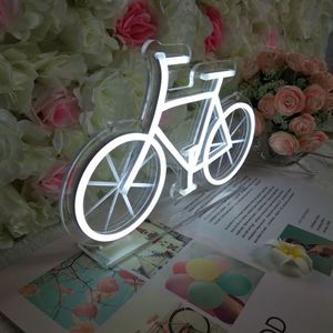 Vente en gros 5V néon décoratif veilleuse vélo Flower Planet néon <span class=keywords><strong>lampe</strong></span> de table - Product Image 2