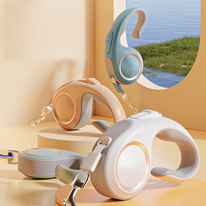 소형 중형 대형 애완 동물을위한 다기능 개폐식 개 가죽 끈 걷기 훈련 가죽 끈 - Product Image 1