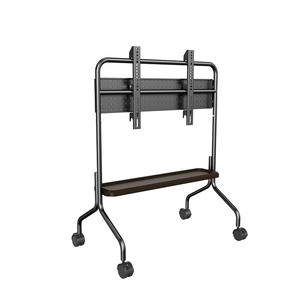Draagbare rollende tv-<span class=keywords><strong>trolley</strong></span>, geschikt voor tot 40 kg, mobiele tv-wagen met wielen voor 32-65 inch tv's - Product Image 3
