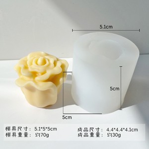 Stampi in Silicone a Forma di Fiore: Peonia, Giglio, Rosa - Stampi in Silicone per Candele, Regali di Natale, <span class=keywords><strong>Halloween</strong></span>, Pasqua - Stampi Fai da Te per Sapone, Argilla e Candele - Product Image 3