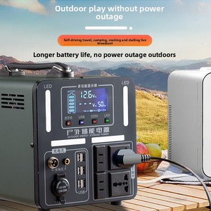 Centrale Électrique Portable 220V Grande Capacité pour Camping, Voyages en Voiture, Événements en Direct – Onde Sinusoïdale Pure 600W - Product Image 3