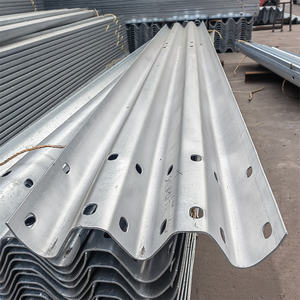 Guardrail in Acciaio a Profilo W Standard ABNT, Barriera di Sicurezza Stradale Altamente Zincata con Pali e Terminali per Autostrade Brasiliane - Product Image 3