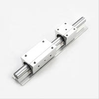 Rail de guidage linéaire rond en aluminium pour routeur CNC, axe de 16 mm, SBR16, SBR16-1000 mm, avec bloc coulissant à roulement SBR16UU