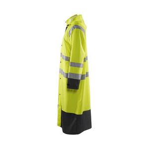 BLAKLADER - 432520003399XS Manteau de pluie haute visibilité Niveau 1 Jaune/Noir-EAN 7330509571378 PROTECTION CONTRE LES TEMPS - Product Image 4