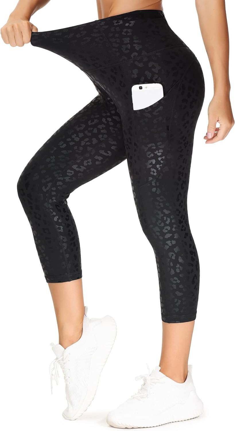 Z-capris Léopard Noir