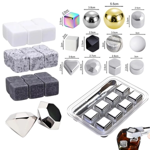 OEM ODM : <span class=keywords><strong>Glaçons</strong></span> en pierre de whisky inodores, carrés, ronds ou en forme de cœur, pour garder vos boissons fraîches - Product Image 4