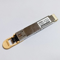 Modul Transceiver Optik Fortinet Kompatibel 400GBASE-SR8 QSFP-DD PAM4 850nm 100m DOM MPO-16/APC MMF Fiber Optik 3-Tahun Garansi