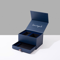 Boîte cadeau magnétique de luxe personnalisée LionwrapacK, boîte d'emballage rigide en papier pour bijoux, cosmétiques, coffret cadeau, emballage de vente au détail