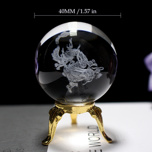 Mini Dragon-bola <span class=keywords><strong>de</strong></span> cristal para <span class=keywords><strong>grabado</strong></span> 3D, Bola <span class=keywords><strong>de</strong></span> <span class=keywords><strong>cuarzo</strong></span> transparente, esferas <span class=keywords><strong>de</strong></span> cristal, artesanal - Product Image 3