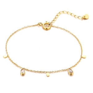 Aiywu — Bracelet en acier inoxydable pour femmes, bijoux d'été, <span class=keywords><strong>Sexy</strong></span>, multi-pendentif, breloque en forme de goutte, en cristal - Product Image 1