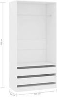 Armoire en bois moderne simple de haute qualité, personnalisable en couleur, durable, avec 2 tiroirs, pour chambre à coucher, atelier, salon