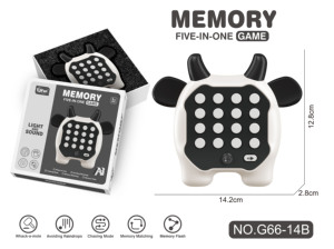 Tic Tac Toe 5 Modes en 1 Apprentissage Jeux de mémoire magique Whack a Mole Clignotant <span class=keywords><strong>Cube</strong></span> en plastique Impulse & Nouveauté Jouets pour enfants Enfant - Product Image 3