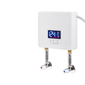 <span class=keywords><strong>Calentador</strong></span> de Agua Eléctrico Instantáneo de Plástico, Clase de Impermeabilidad IPX4, Eficiencia Energética, Uso Doméstico, Control Táctil, Pantalla Digital en Inglés - Product Image 1