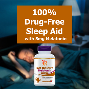 Comprimés de mélatonine à dissolution rapide à prix réduit, avec mélatonine pour aider à gérer le cycle sommeil-réveil, complément alimentaire pour la santé du sommeil - Product Image 4