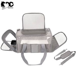 Échantillon gratuit : Sac de transport multifonctionnel pour animaux de compagnie, approuvé par les compagnies aériennes, respirant, avec ventilation à 4 directions - Product Image 6