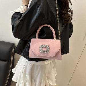 Nuova Borsa a Tracolla Quadrata Media Elegante e alla Moda, Semplice e Popolare, Primavera 2026, con Tracolla Singola, Casual, da <span class=keywords><strong>Donna</strong></span> - Product Image 4