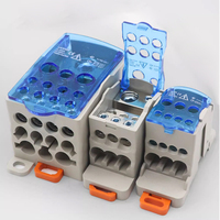 Bloc de distribution WBO UKK-80A, câble de distribution UKK160A, boîte de connexion d'alimentation, barre omnibus, bornier, bloc électrique UKK-125A