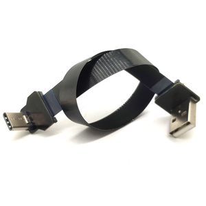 FFC Micro Mini <span class=keywords><strong>USB</strong></span> Type C FPV Mince Plat souple FPC charge sortie <span class=keywords><strong>AV</strong></span> Câble OTG pour FPV sans balais Cardan xaja - Product Image 5