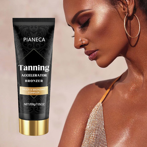 Private Label <strong>Sunbed</strong> Skin Care Body and Face Bronzer Tanning Lotion Accelerator <strong>Tube</strong> 200ml Outdoor Extreme Tanning Cream - Product Image 3