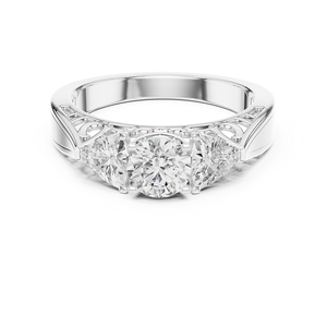 แหวนเพชรคุณภาพเยี่ยมจาก TR Lab ผลิตจากเพชรเพาะเลี้ยง ตัวเรือนทองคำ 18k สำหรับผู้หญิง ทรงบริลเลียนต์คัต พร้อมใบรับรอง เหมาะสำหรับเป็นของขวัญวันครบรอบแต่งงาน - Product Image 1