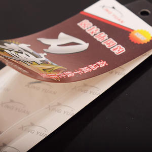 Anzuelos dobles Xingyuan de 36 mm con funda dorada, pre-atados y con púas para pesca con múltiples anzuelos. - Product Image 1