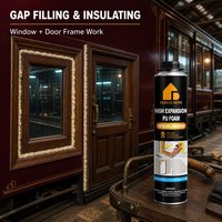 Mousse polyuréthane haute expansion FEIDU'S HOME pour le remplissage de joints, isolation, qualité professionnelle pour les installateurs, utilisation en construction