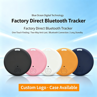 Mini traceur GPS intelligent étanche pour petits animaux, Bluetooth, autonomie de plus de 20 heures, pile bouton en plastique, alarme pour chien et chat